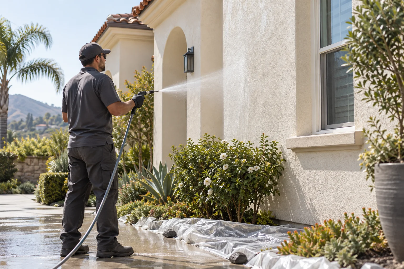 Illustrative exterior home care